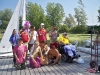 Students/volunteers on Hawaii Day