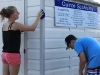 Laura scrubbing