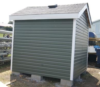 Storage shed almost finnished!